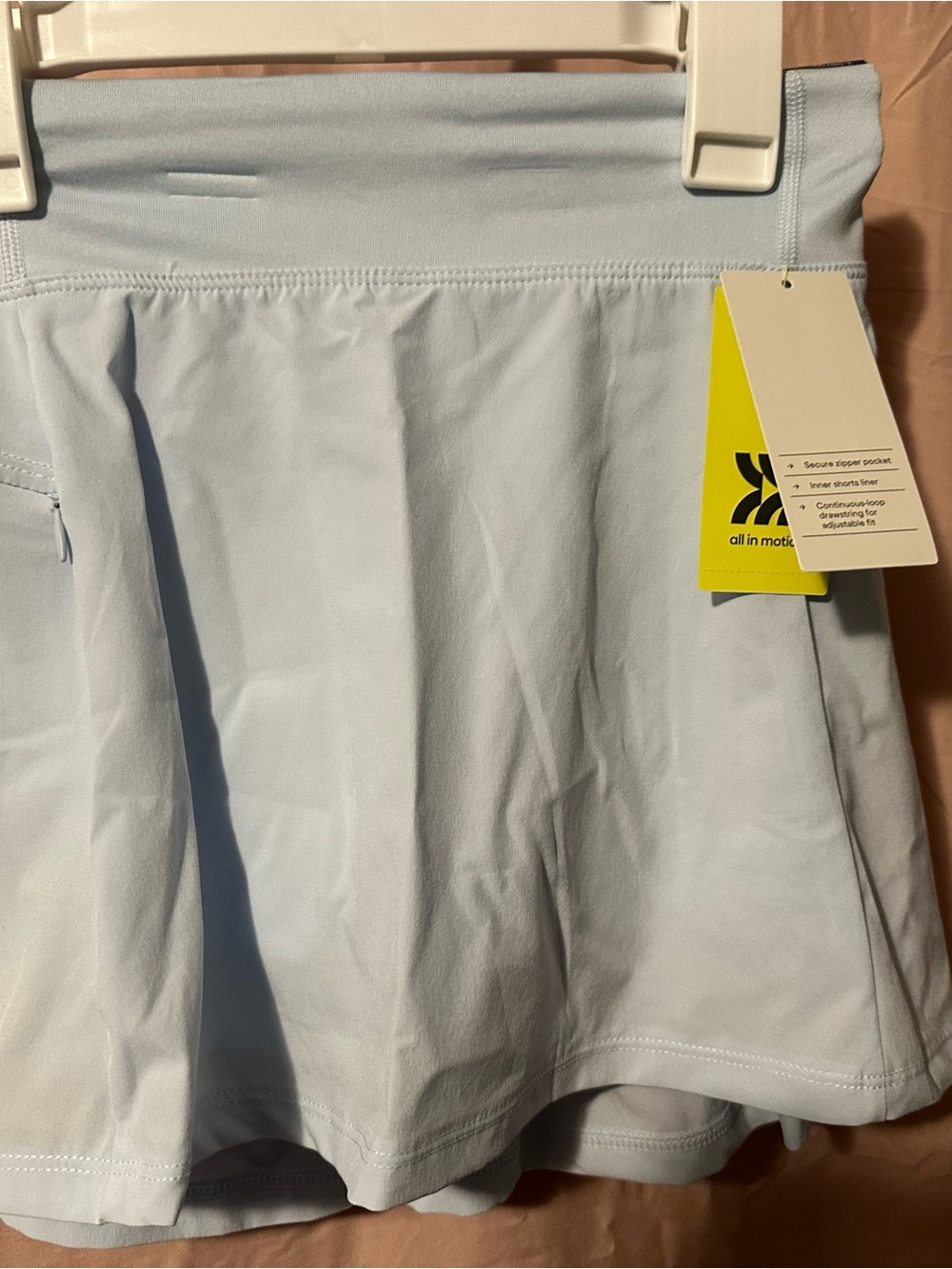 All in Motion Woven Skort Quick Dry
4-Way Stretch Light Blue L 10/12